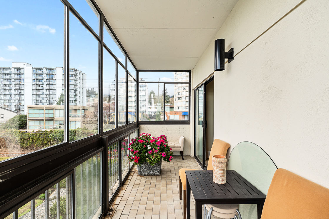 Side Enclosed balcony