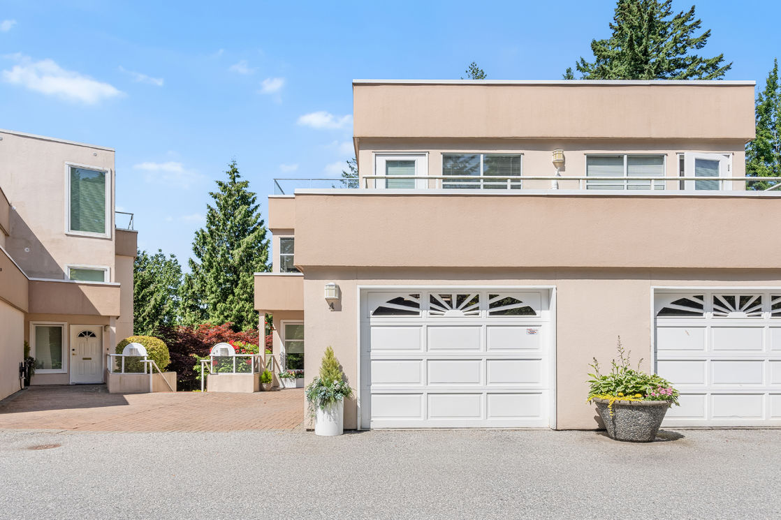 Level Entrance and garage