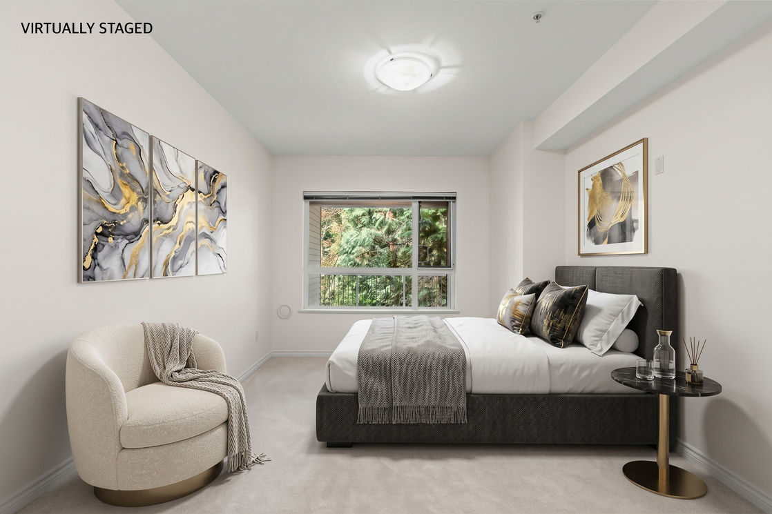Master Bedroom virtually staged