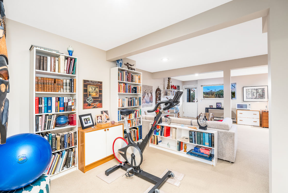 Lower level rec room