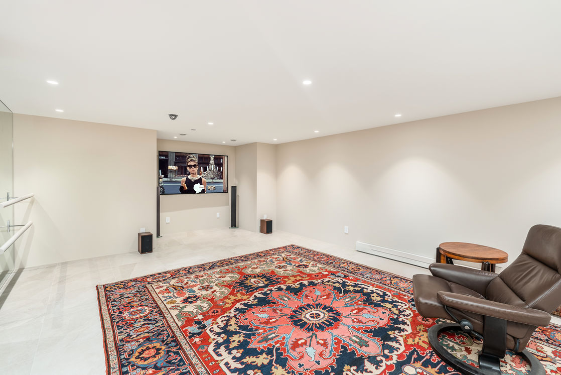 Lower level great room